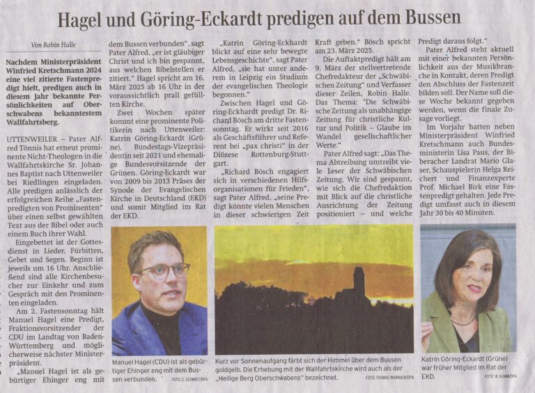 Fastenpredigten2025 Ankuendigung SZ28.1.25 Panorama 768x565